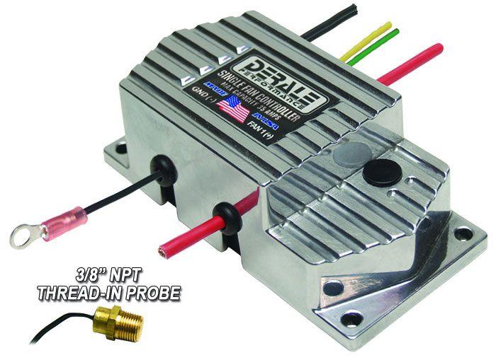 Derale High Amperage Adjustable Single Fan Controller, Max 35 Amps (DP16779) DP16779