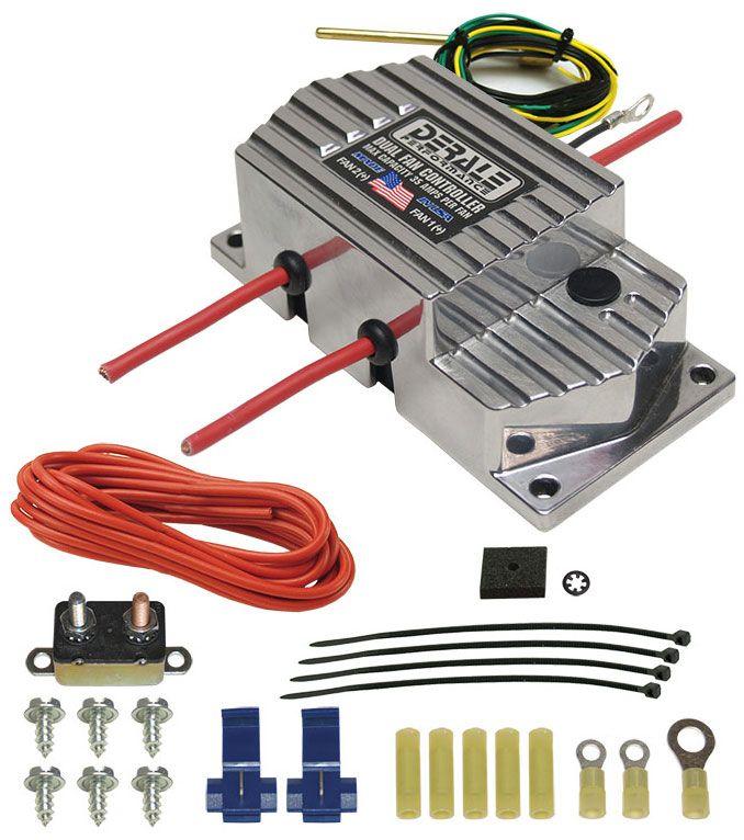 Derale High Amperage Adjustable Dual Fan Controller, Max 35 Amps Per Fan (DP16788) DP16788