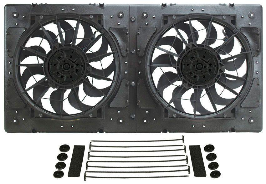 Derale Dual Fan & Shroud Kit (DP16934) DP16934