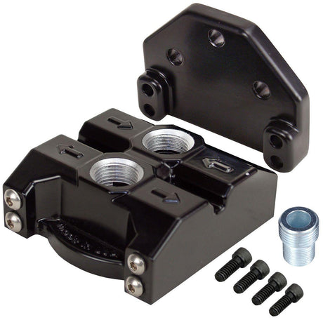 Derale Premium Series Ports Up Single Filter Mount, 3/4"-16 Thread Size (DP35708) DP35708