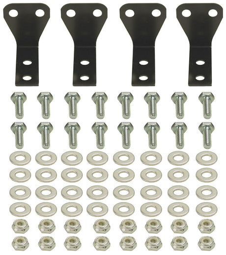 Derale Aluminium Cooler Bracket Kit - 4 Mounting Brackets (DP50020) DP50020