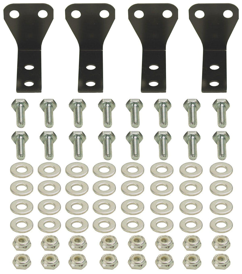 Derale Aluminium Cooler Bracket Kit - 4 Mounting Brackets (DP50020) DP50020