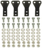 Derale Aluminium Cooler Bracket Kit - 4 Mounting Brackets (DP50020) DP50020