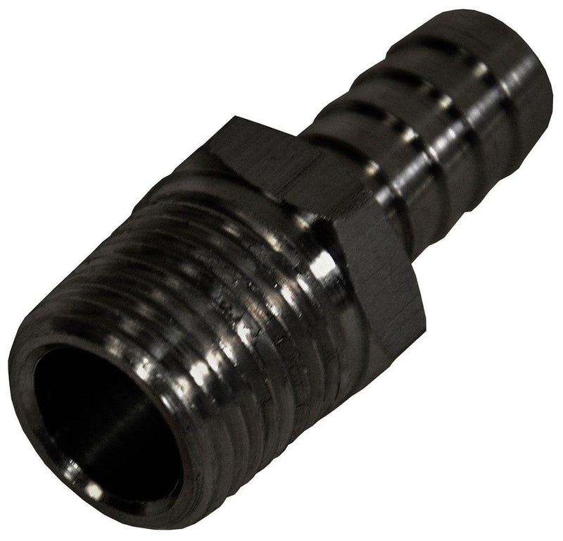 Derale Straight NPT Hose Barb Fitting 1/2" NPT Male x 1/2" Barb (DP98103) DP98103