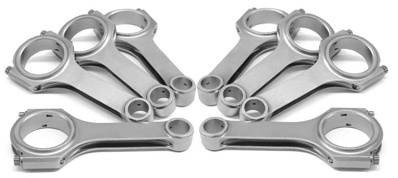 Eagle SB Chev L/J With ARP 2000 Bolts Forged H-Beam Conrod Set (EACRS6000B3D200)