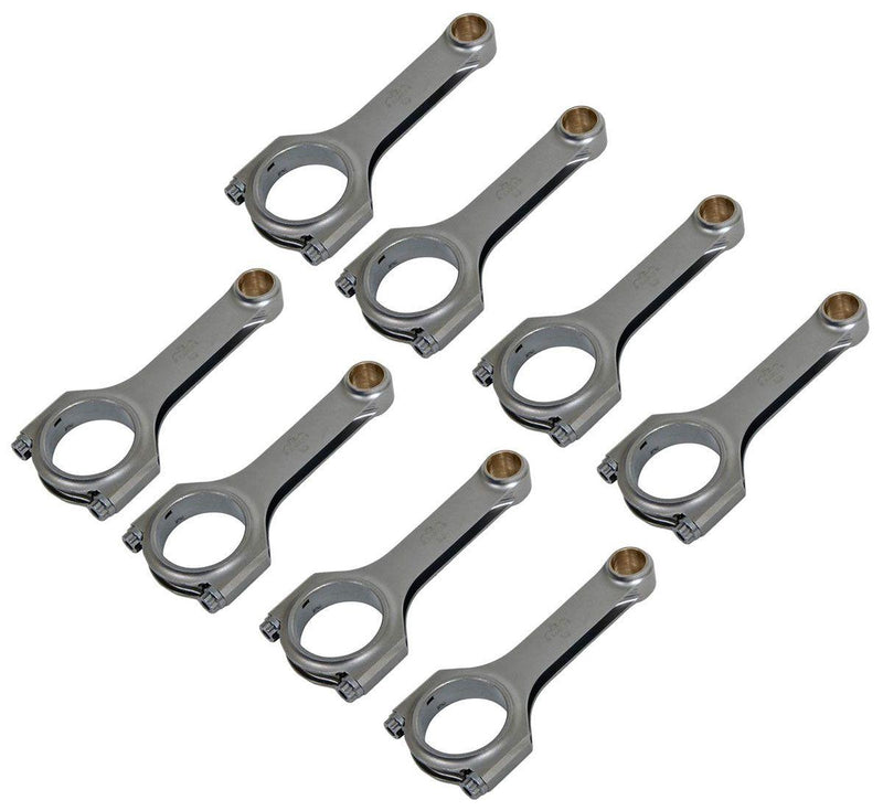 Eagle H-Beam Conrod Set, 6.125" Length, .927" Pin with ARP2000 Bolts (EACRS6125O3D2000) EACRS6125O3D2000