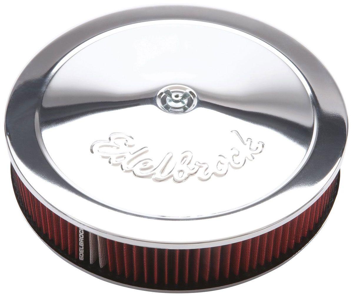 Edelbrock Pro-Flo Chrome Round Air Cleaner (ED1224) ED1224