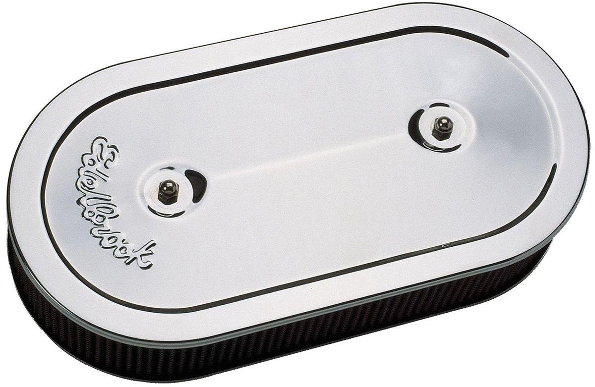 Edelbrock Pro-Flo Oval Air Cleaner, Dual Quads, Suit C-26, F-28, C-66, EDELBROCK - 1235 (ED1235) ED1235