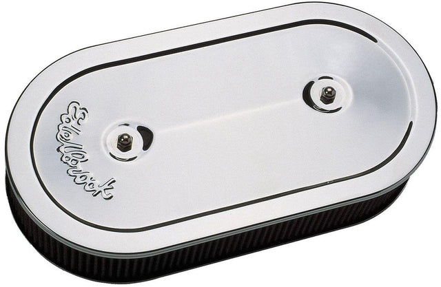 Edelbrock Pro-Flo Oval Air Cleaner, Dual Quads, Suit C-26, F-28, C-66, EDELBROCK - 1235 (ED1235) ED1235