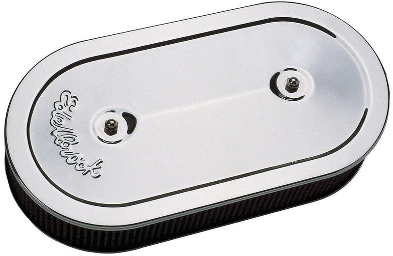 Edelbrock Pro-Flo Oval Air Cleaner, Dual Quads, Suit C-26, F-28, C-66, EDELBROCK - 1235 (ED1235) ED1235