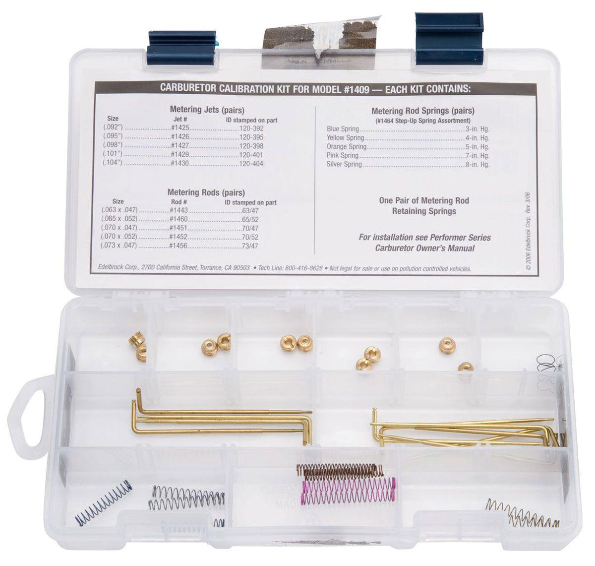 Edelbrock Calibration Kit for Performer Series Carburettors (ED1488)