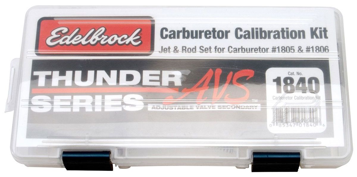 Edelbrock Calibration Kit for Thunder Series AVS Carburettors (ED1840)