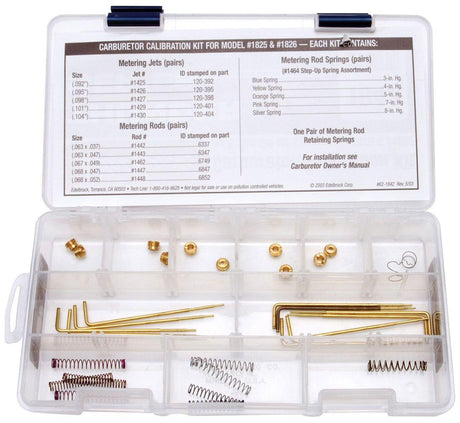 Edelbrock Calibration Kit for Thunder Series AVS Carburettors (ED1842) ED1842