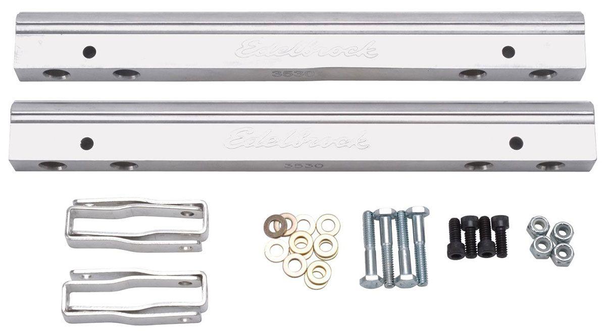 Edelbrock Replacement Parts for Pro-Flo EFI Systems - Aluminium Fuel Rail Kit (ED3630) ED3630