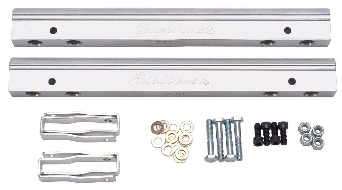 Edelbrock Replacement Parts for Pro-Flo EFI Systems - Aluminium Fuel Rail Kit (ED3630)