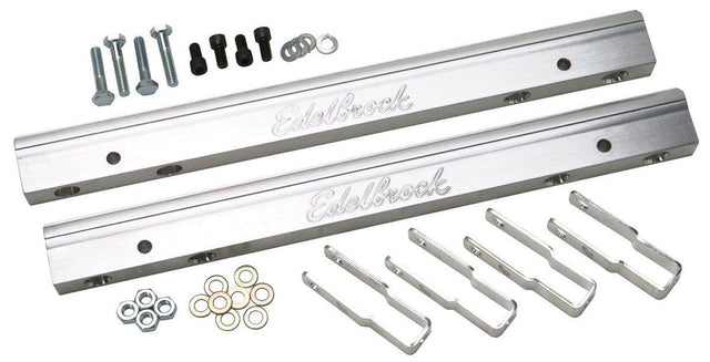 Edelbrock Replacement Parts for Pro-Flo EFI Systems - Aluminium Fuel Rail Kit (ED3633) ED3633