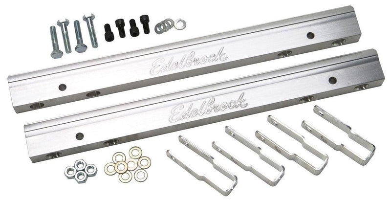 Edelbrock Replacement Parts for Pro-Flo EFI Systems - Aluminium Fuel Rail Kit (ED3633) ED3633