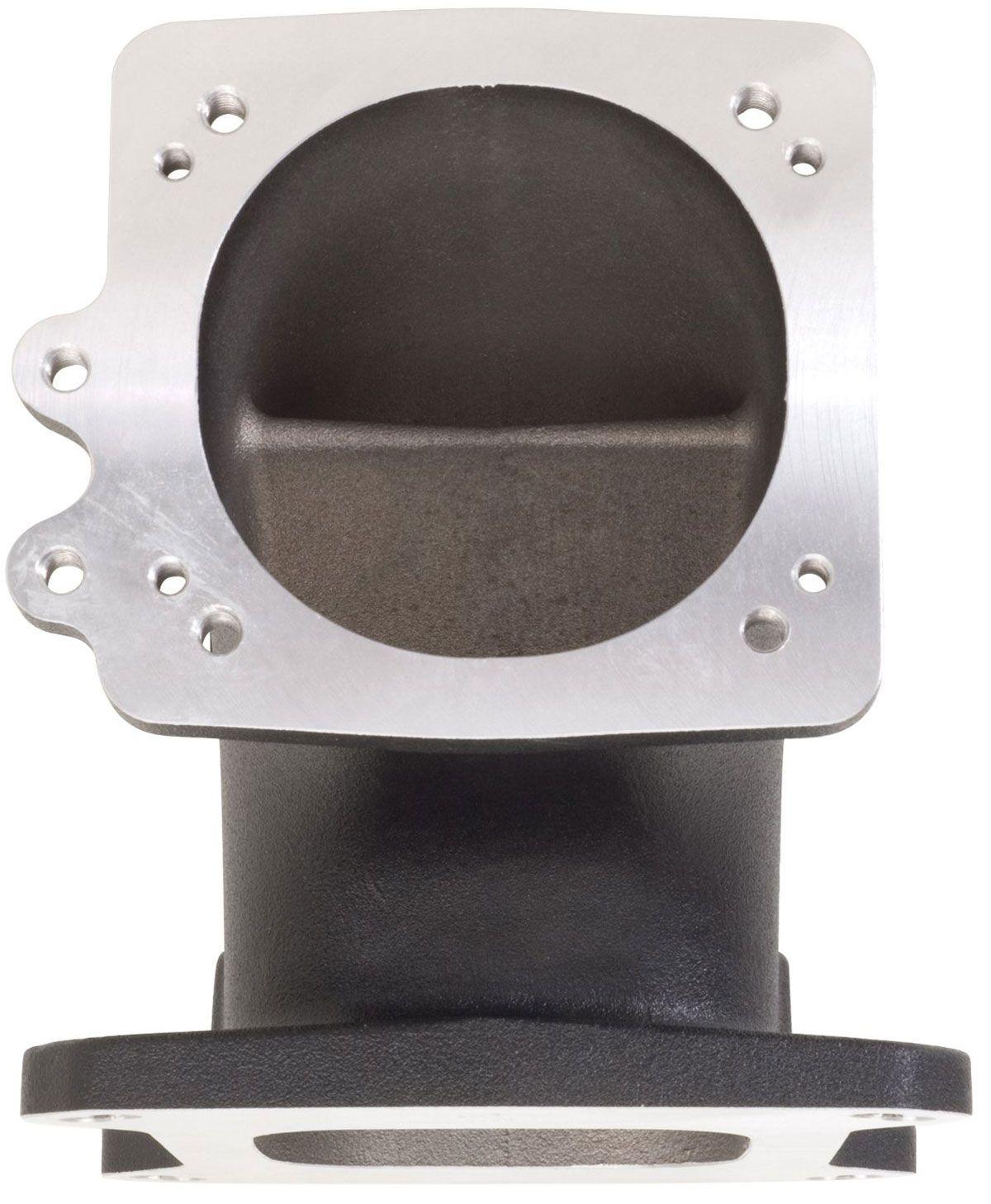 Edelbrock High Flow Intake Elbow - Black Powder Coated Finish (ED38493)