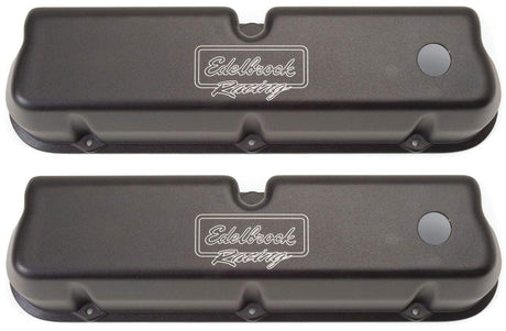 Edelbrock Victor Series Valve Covers - Black Finish (ED41263) ED41263