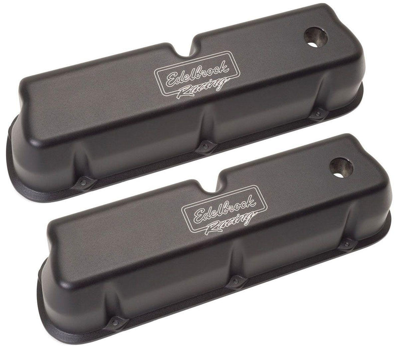 Edelbrock Victor Series Valve Covers - Black Finish (ED41263)