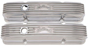 Edelbrock Classic Aluminium Series Valve Covers - Polished Finish (ED4144) ED4144