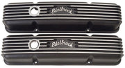 Edelbrock Classic Aluminium Series Valve Covers - Black Finish (ED41443) ED41443