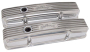 Edelbrock Classic Aluminium Series Valve Covers - Polished Finish (ED4144)