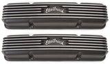 Edelbrock Classic Aluminium Series Valve Covers - Black Finish (ED41453) ED41453