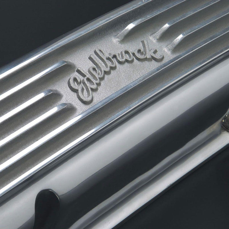 Edelbrock Classic Aluminium Series Valve Covers - Polished Finish (ED4145)