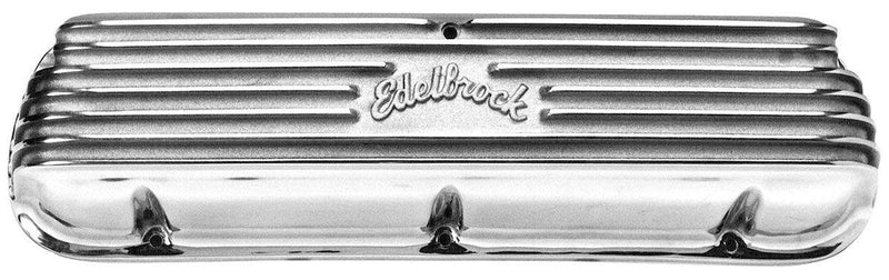 Edelbrock Classic Aluminium Series Valve Covers - Polished Finish (ED4160) ED4160