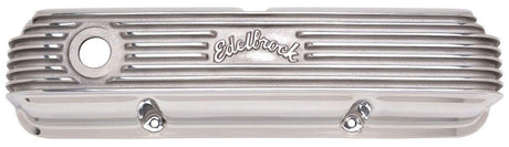 Edelbrock Classic Aluminium Series Valve Covers - Polished Finish (ED4162) ED4162