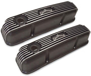 Edelbrock Classic Aluminium Series Valve Covers - Black Finish (ED41623)