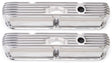 Edelbrock Classic Aluminium Series Valve Covers - Polished Finish (ED4176) ED4176