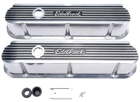 Edelbrock Elite 2 Series Tall Valve covers - Polished (ED4264) ED4264
