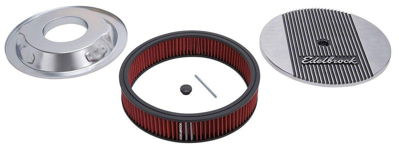 Edelbrock Elite 2 Series Round Air Cleaner - Polished (ED4266)