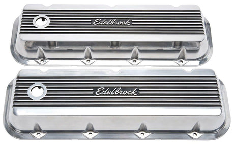 Edelbrock Elite 2 Series Tall Valve covers - Polished (ED4275) ED4275