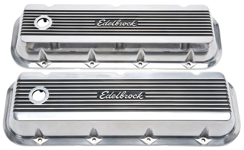 Edelbrock Elite 2 Series Tall Valve covers - Polished (ED4275) ED4275