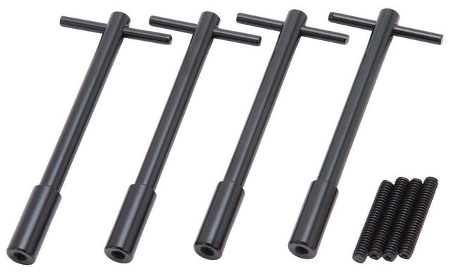 Edelbrock 5" Black Wing Nuts (4 pack) (ED44023) ED44023