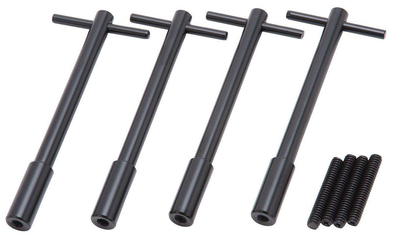 Edelbrock 5" Black Wing Nuts (4 pack) (ED44023) ED44023