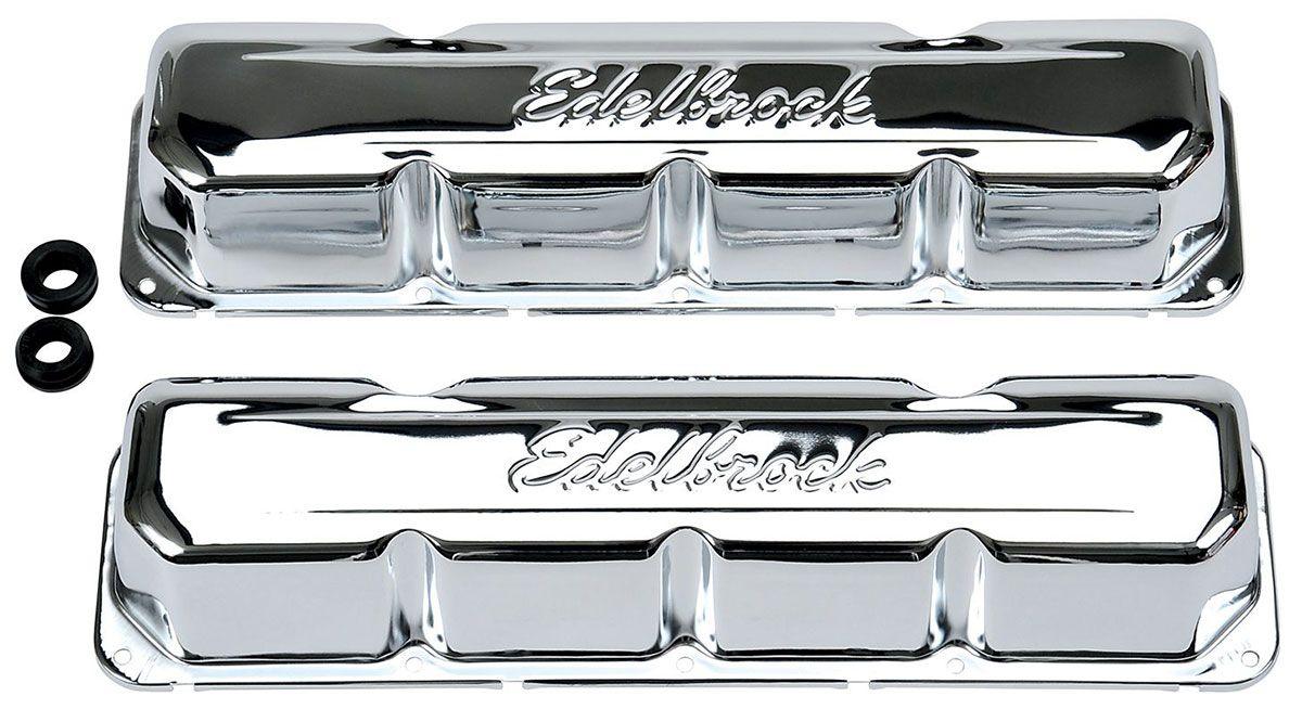 Edelbrock Signature Series Chrome Valve Covers (ED4431) ED4431