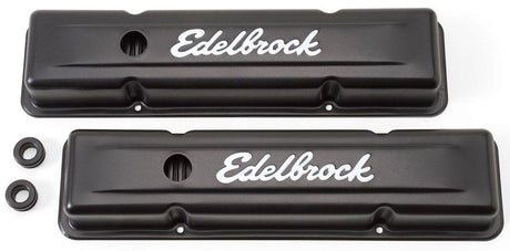 Edelbrock Signature Series Black Valve Covers (ED4443) ED4443