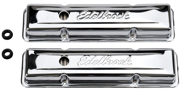 Edelbrock Signature Series Chrome Valve Covers (ED4449) ED4449