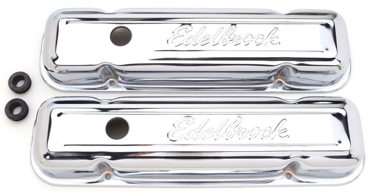 Edelbrock Signature Series Chrome Valve Covers (ED4456) ED4456