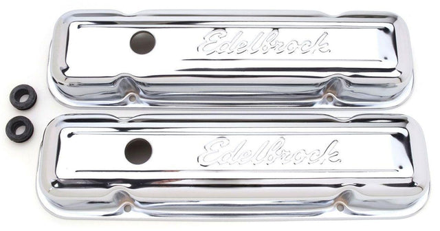 Edelbrock Signature Series Chrome Valve Covers (ED4456) ED4456