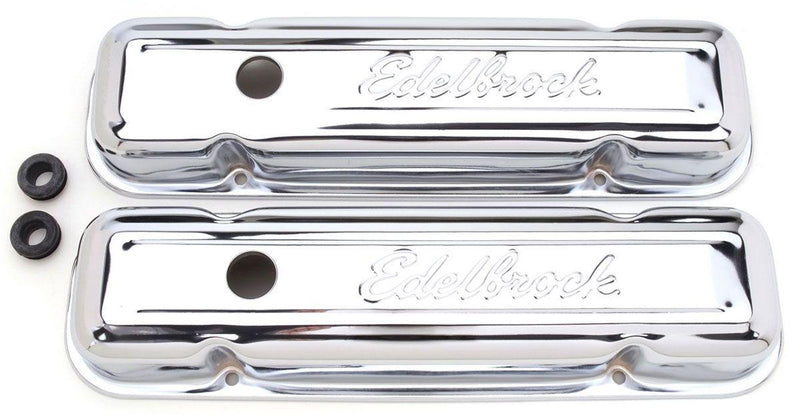 Edelbrock Signature Series Chrome Valve Covers (ED4456) ED4456