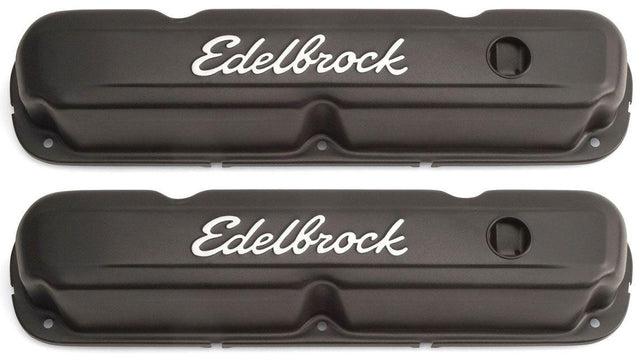 Edelbrock Signature Series Black Valve Covers (ED4473) ED4473
