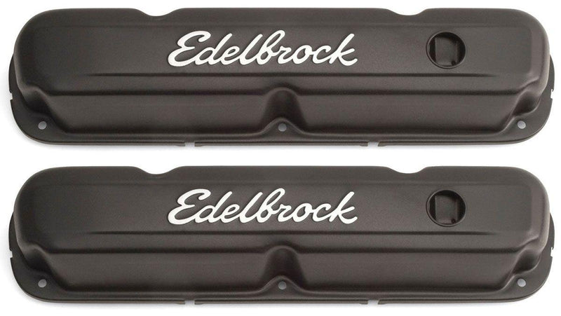 Edelbrock Signature Series Black Valve Covers (ED4473) ED4473