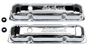 Edelbrock CHROME VALVE COVERS, 383-440 W/LOGO, CHRYSLER EDELBROCK - 4491 (ED4491)