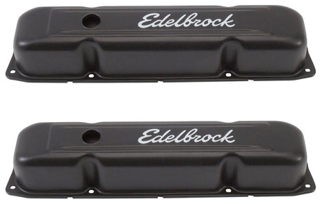 Edelbrock Signature Series Black Valve Covers (ED4493) ED4493