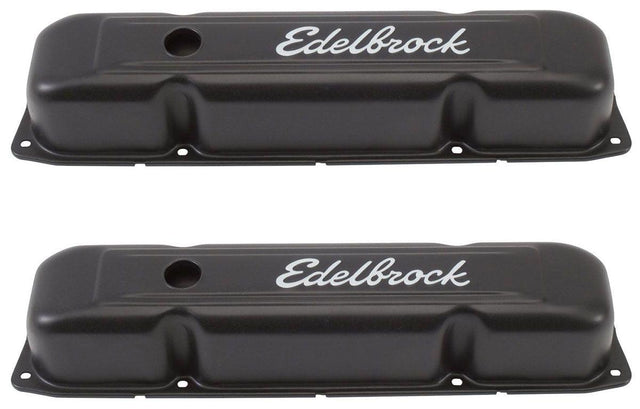 Edelbrock Signature Series Black Valve Covers (ED4493) ED4493